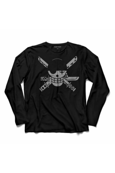 Kendim Seçtim Μακρυμάνικο μπλουζάκι με λογότυπο One Pıece Zoro Roronoa Παιδικ...