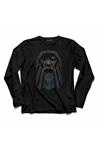 Kendim Seçtim Odin Vikings Logo Vikings Majica dugih rukava Štampano za decu ...