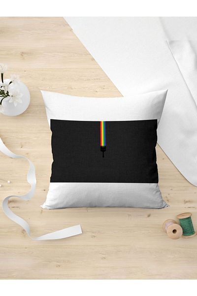 Panorama Ajans Minimal Paintbrush - Μαξιλαροθήκη Rainbow δαπέδου