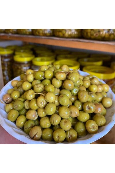 HATAY ŞAHİN ÇİFTLİK Halhalı Topak Aşı Kırma Yeşil Zeytin (ORTA BOY) 6 Kg