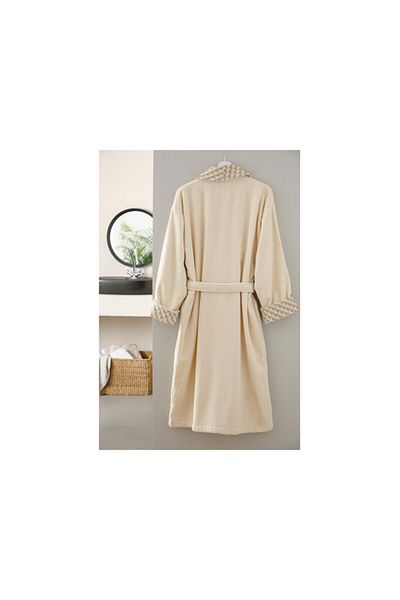English Home Ανδρικό μπουρνούζι Elite Jacquard L-xl Μπεζ