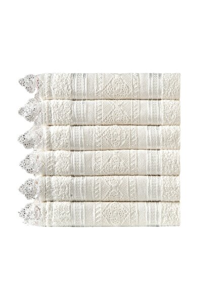 Kardelen 100% бавовняні рушники з каймою, 6 шт., 50x90