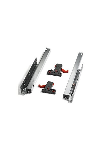 ARON Samet Smart Slide Tam (ÇİFT) Açılım Tandem Frenli Ray Çekmece Rayı 55cm