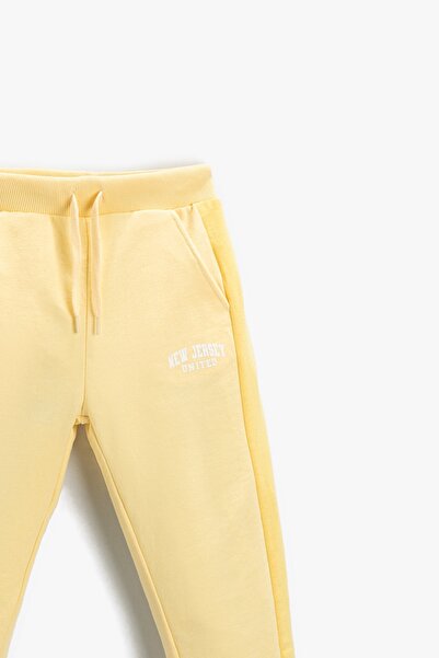 Koton Erkek Çocuk Sarı Eşofman Altı 2SKB40058TK