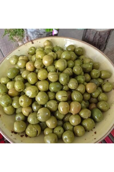 HATAY ŞAHİN ÇİFTLİK Halhalı Topak Aşı Kırma Yeşil Zeytin (ORTA BOY) 4 Kg