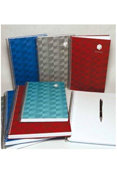 Bayındır Caiet Mercury cu copertă rigidă, simplu, 140 coli, 70 grame (17*24 cm)