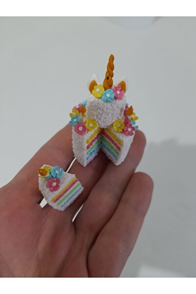 SYLVANIAN FAMILIES El Yapimi Fimo Miniature Buyuk Unicorn Yaş Pasta