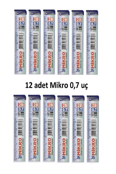 Mikro 07 Tips (20 Pieces) 12 Pieces