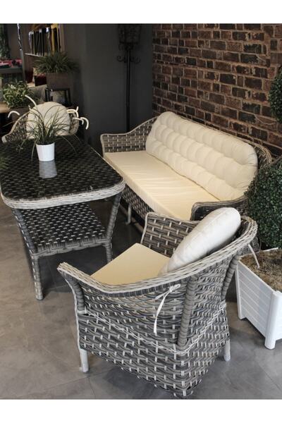 Flexy Garden Ratsa Home Orkide 3lü Oturma Grubu 861 / 3 Bant