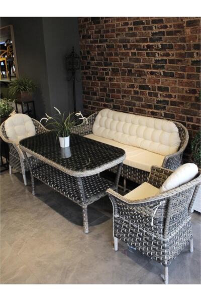 Flexy Garden Ratsa Home Orkide 3lü Oturma Grubu 861 / 3 Bant