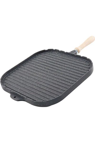 Eda Double Sided Square Frying and Grilling Pan 36 Cm Zk-896