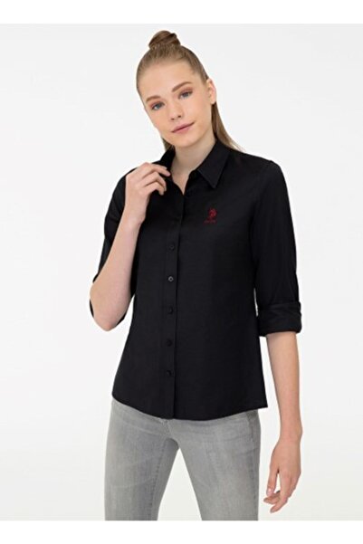 U.S. Polo Assn. Siyah Kadın Gömlek