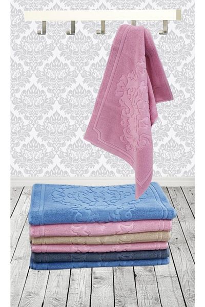 Özdilek Foot Towel Mat Ornament Beige 45x65 Cm