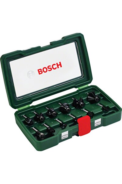 Bosch - Dıy 8 Mm Şaftlı 12 Parça Freze Seti - 2607019466