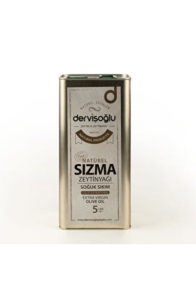 Dervişoğlu Zeytincilik Soğuk Sıkım Sızma Zeytinyağı 5lt