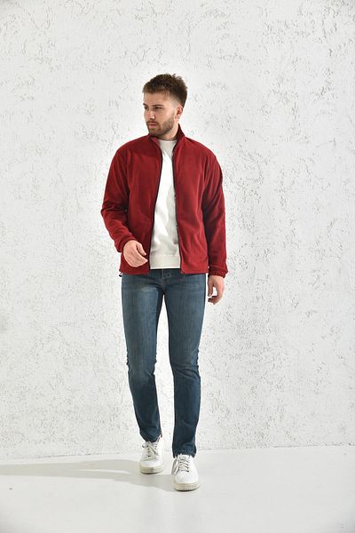 Rodi rd22ke 054212   Ανδρικό κολάρο Polar Sweat Claret Red