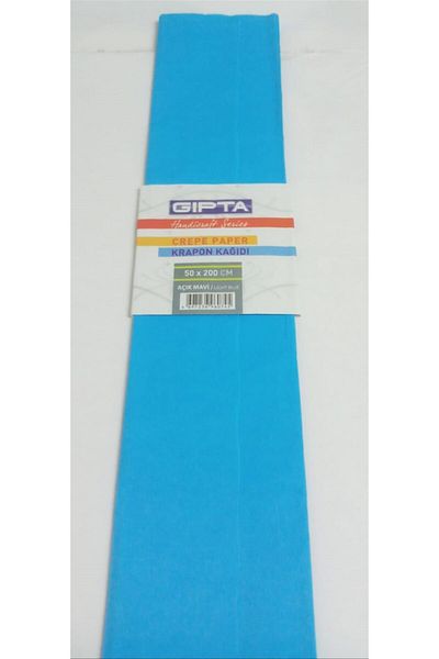 Gıpta ورق كريبون 50 × 200 سم ورق كريبون أزرق فاتح (10 عبوات)