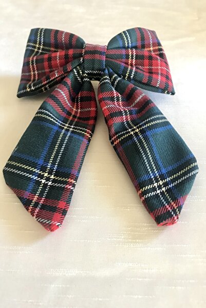 alsaccessories Agrafă de păr cu model în carouri verzi