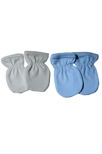 salarticaret Yeni Doğan Parmaksız Eldiven Iki Çift Farklı Renklerde Pamuklu