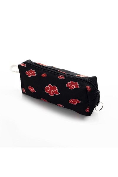 AlpCollection Naruto Akatsuki Red Cloud Pen Holder Zippered Makeup Bag