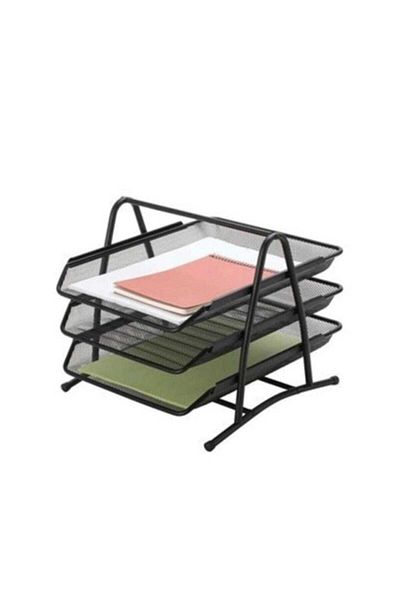Ofica Ofıca Metal 3-Piece Document Shelf Black Fts20s Fx