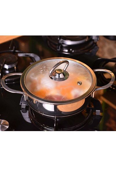 Bambum Daphne - Steel Pot Shallow 12x5 Cm