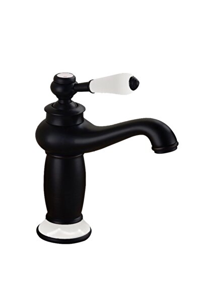 Fause Rustik Lavabo Bataryası Vintage Siyah Klb100-b