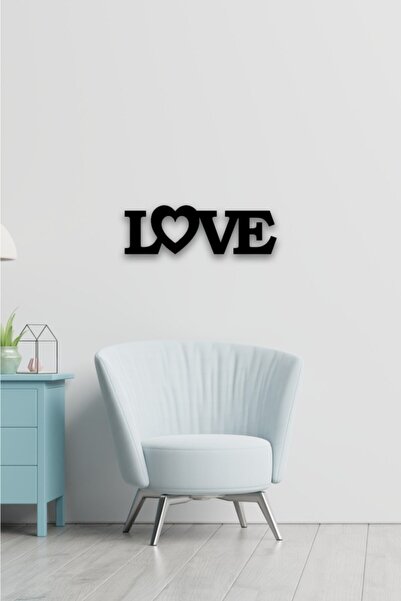Genel Markalar Love Ahşap Mdf Dekoratif Tablo Sevgililer Günü Dekoratif Duvar...