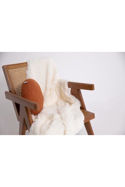 EACHTOME Şal Moale Furry Canapea 90x140 Cm