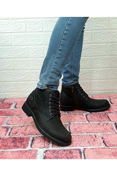 Voyager 4327 Bağcıklı Fermuarlı Aksesuarlı Hakiki Deri Erkek Bot