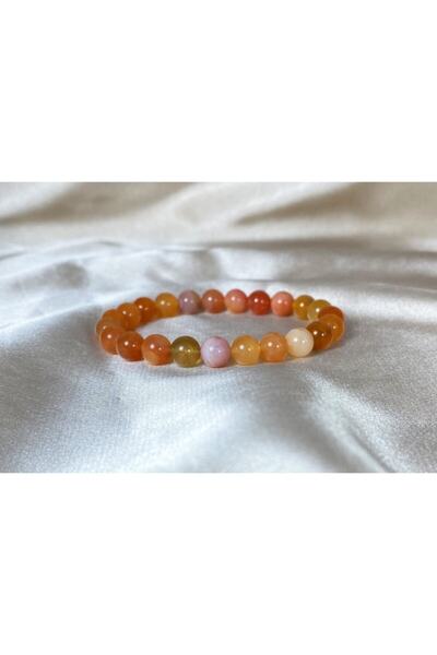 ILGIN DOĞAL TAŞ TAKI Akik Taşı Bileklik / Karnelyan Akik Doğal Taş Bileklik