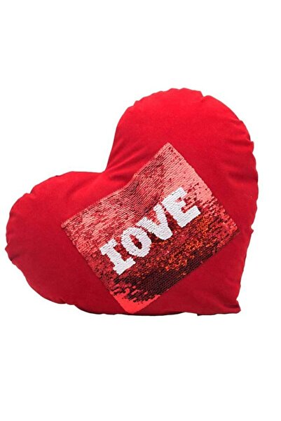 LADİJİTAL BASKI ÇÖZÜMLERİ Crvena magija, šljokice, ljubav Jastučnica