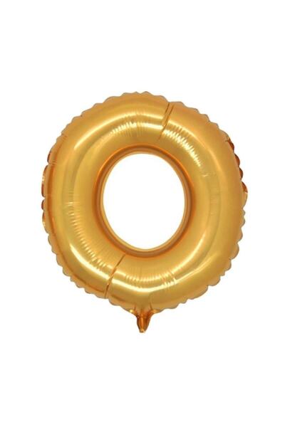 Nedi Foil Balloon 100 Cm Letter Non-Inflation Gold (Letter O)