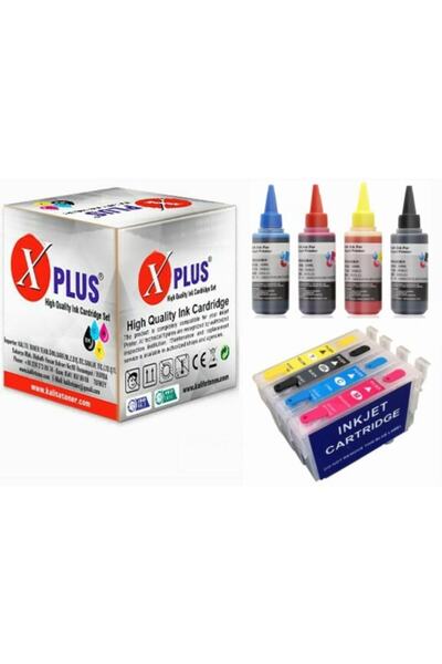 PHOTO PRİNT Xplus Epson Stylus Sx110 T0711-t0714 Kolay Dolan Kartuş -dolu + 4...