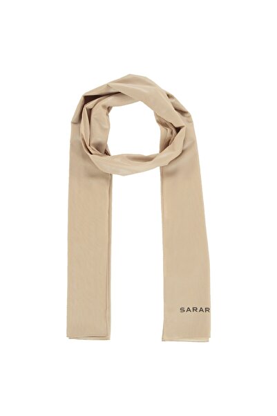 Sarar Deri Görünümlü Şifon Şal (çift Taraflı) 75x200 Cm