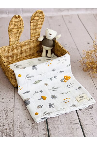 JUNİPERUS Salyangoz Çok Amaçlı Müslin Örtü Battaniye