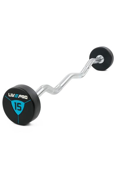 LIVEPRO Lp8011 15 Kg Poliüretan Z Barbell