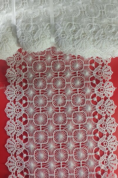 DUAYEN Güpür Dantel Nisan Desen Metre 1 Metre