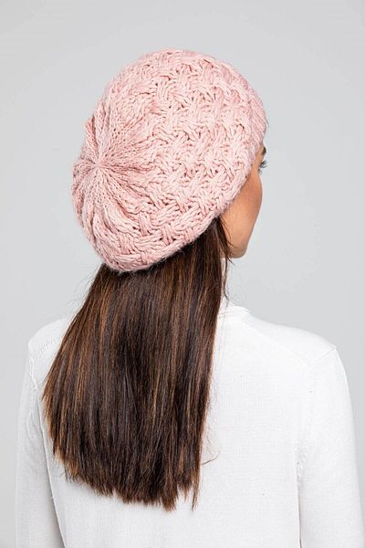 Vemod 22 Painter Knitwear Knitted Beret - Salmon