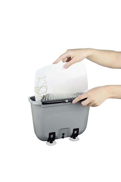 Xnews Su Tasarrufu Sağlayan Pratik Vantuzlu Bulaşık Yıkama Fırçası