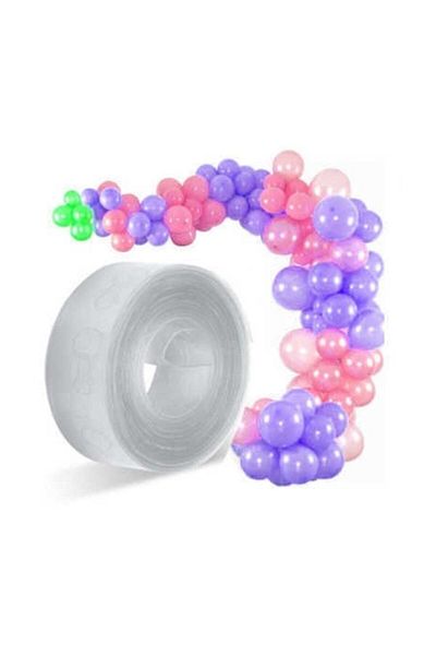 BalonEvi 5 Mt Transparent Balloon Chain Apparatus