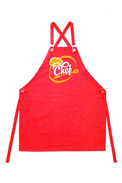 enmalife Mutfak Önlüğü Masterchef Lüx Chef Baskılı Önlük