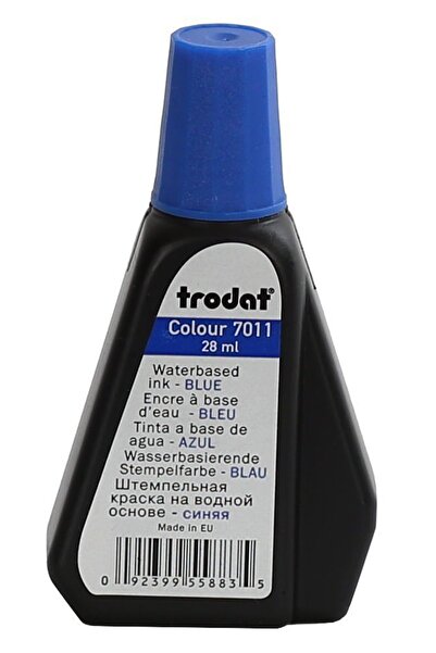 Trodat Istampa Mürekkebi 28 ml Mavi