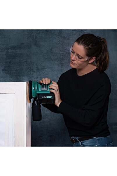 VONROC Eksantrik Zımpara – Vpower 20v - Dahil. 2.0ah Akü  Şarj Cihazı - Ø125mm