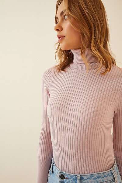 Happiness İstanbul Pullover - Rosa - Figurbetont