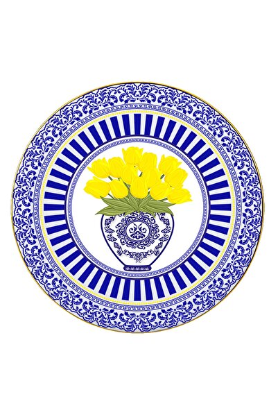 Vivas Blue Blanc Lale Tabak 28 Cm