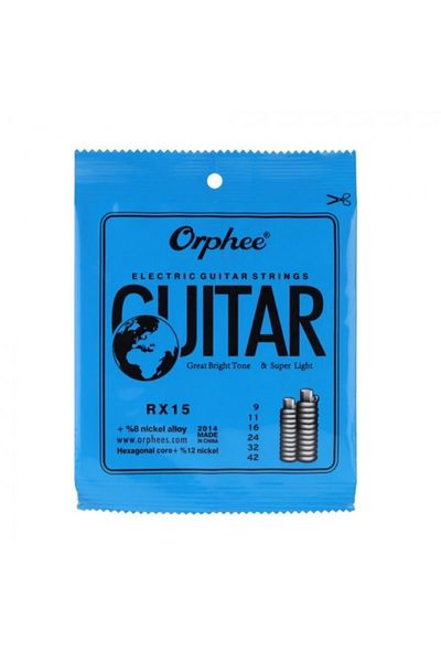Orphee Rx15 Model 09-42 Number Electric Guitar String Set