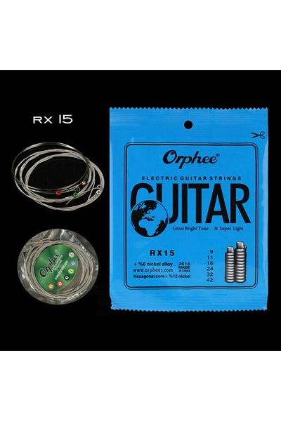 Orphee Rx15 Model 09-42 Number Electric Guitar String Set