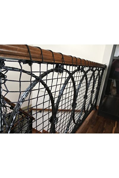 ÖZBEK Merdiven Korkuluk Güvenlik Filesi 80cm X 2.50 Metre - Güvenlik Ağı