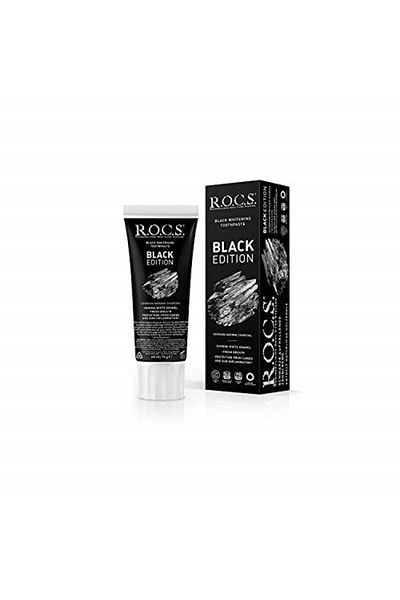 R.O.C.S. معجون أسنان بلاك إديشن كومير لتبييض الأسنان 74 جرام